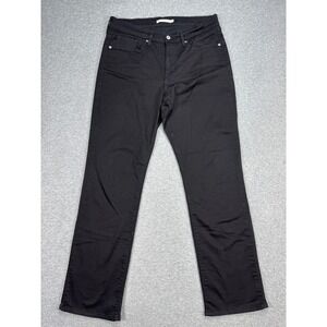 Levi's Jeans Women's 10 Black Classic Fit Straight Leg Mid Rise Stretch Gray Tab